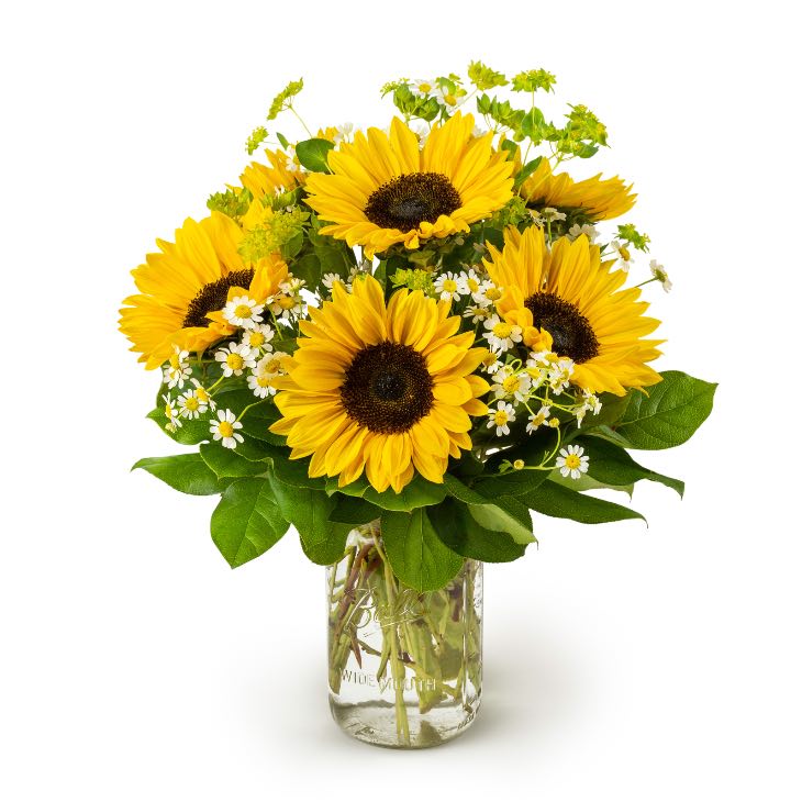 sunflowers and daisies bouquet