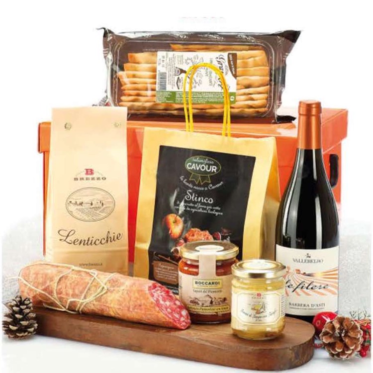 basket of Italian specialties