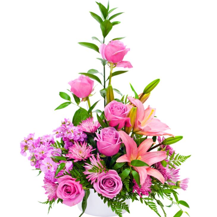modern centerpiece: send and deliver Flowers Arrangement to Singapore